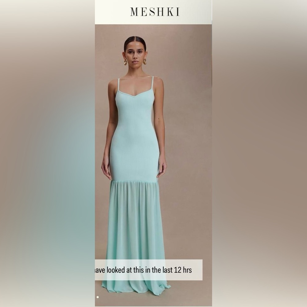 Meshki Light Blue Maxi Dress